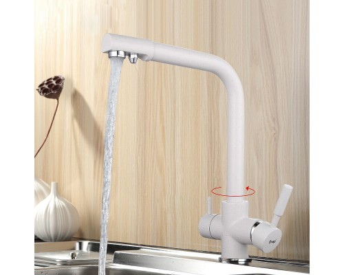 Смеситель для кухни Frap H52 F4352-8 Белый