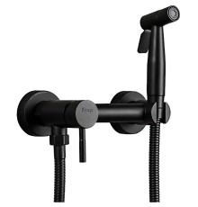 Гигиенический душ со смесителем Frap F7503-6 Черный матовый