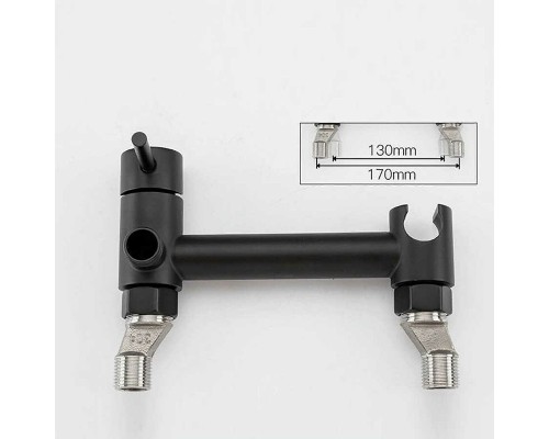 Гигиенический душ со смесителем Frap F7503-6 Черный матовый