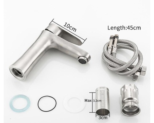 Смеситель для раковины Frap H48 F1048 Сатин