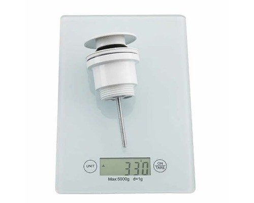 Донный клапан Frap F62-6 click-clack Белый