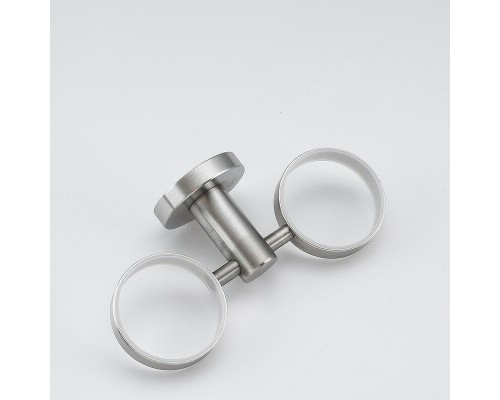 Стакан для зубных щеток Frap F301 F30108 двойной Сатин