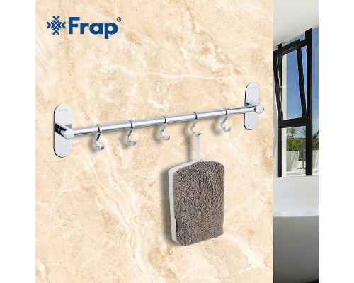 Вешалка для полотенец Frap F38 F3816-5 Хром