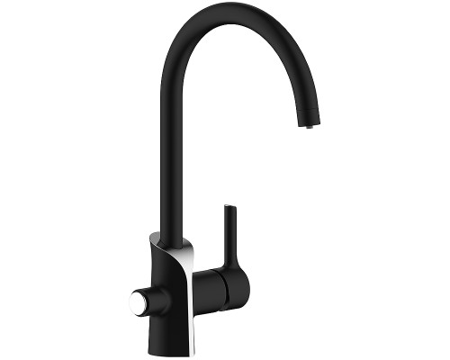 Смеситель для кухни Gappo G03-6 G4303-6 Черный матовый Хром