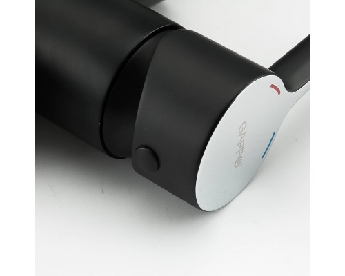 Смеситель для кухни Gappo G03-6 G4303-6 Черный матовый Хром