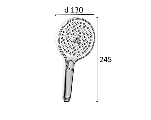 Ручной душ Gappo G002 Хром