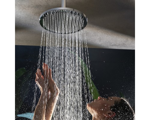 Душевая система Bossini Apice L10507.073 с термостатом Черный матовый