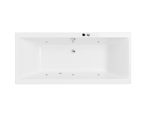 Акриловая ванна Excellent Pryzmat Slim 170x75 с гидромассажем