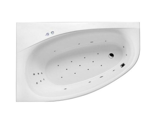 Акриловая ванна Excellent Kameleon 170x110 L Ultra Хром с гидромассажем