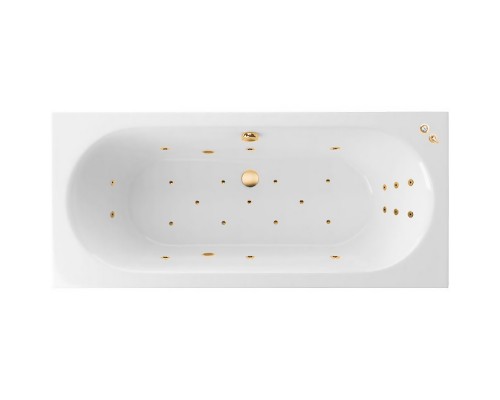 Акриловая ванна Excellent Oceana 180x80 Ultra Золото с гидромассажем
