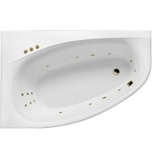 Акриловая ванна Excellent Kameleon 170x110 L Smart Бронза с гидромассажем