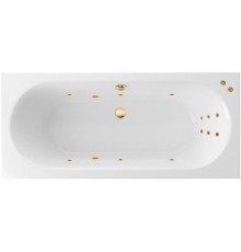 Акриловая ванна Excellent Oceana Slim 160x75 WAEX.OCE16S.LINE.GL с гидромассажем