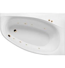 Акриловая ванна Excellent Kameleon 170x110 R Soft Золото с гидромассажем