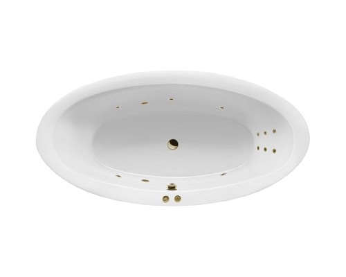 Акриловая ванна Excellent Lumina 190x95 WAEX.LUM19.LINE.BR с гидромассажем