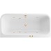 Акриловая ванна Excellent Arana 180x85 WAEX.ARA18.SOFT.GL с гидромассажем