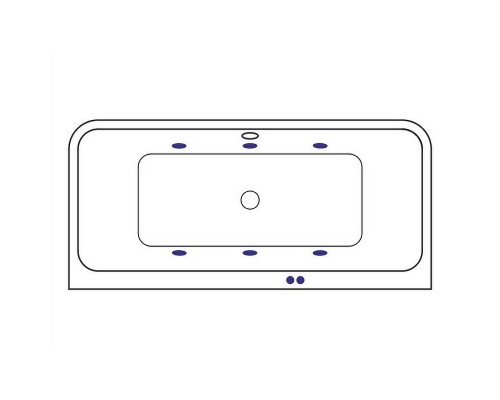 Акриловая ванна Excellent Arana 180x85 WAEX.ARA18.SOFT.BR с гидромассажем