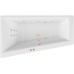 Акриловая ванна Excellent Sfera Slim 170x100 L Line Золото с гидромассажем