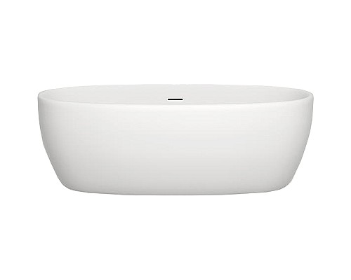 Ванна из искусственного камня Salini Luce 170х85 100121M Белая матовая