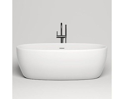 Ванна из искусственного камня Salini Luce 170х85 100121M Белая матовая