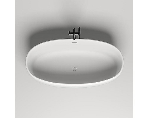 Ванна из искусственного камня Salini Luce 170х85 100121M Белая матовая