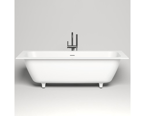 Ванна из искусственного камня Salini Orlanda Axis Kit 190х80 Белая матовая