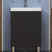 Тумба под раковину Velvex Edge 60 tn.EDG.9696.60.2Y Графит