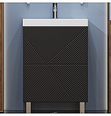 Тумба под раковину Velvex Edge 60 tn.EDG.9696.60.2Y Графит