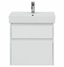Тумба с раковиной Aquanet Nova Lite 60 245240 подвесная Белая глянцевая