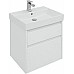 Тумба с раковиной Aquanet Nova Lite 60 245240 подвесная Белая глянцевая