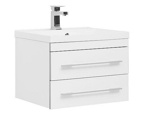 Тумба с раковиной Aquanet Верона 58 287669 подвесная Белая