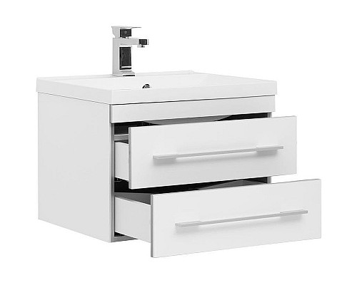Тумба с раковиной Aquanet Верона 58 287669 подвесная Белая