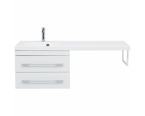 Тумба с раковиной Aquanet Нота 120 L 240160 подвесная Белая