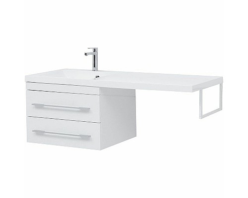 Тумба с раковиной Aquanet Нота 120 L 240160 подвесная Белая