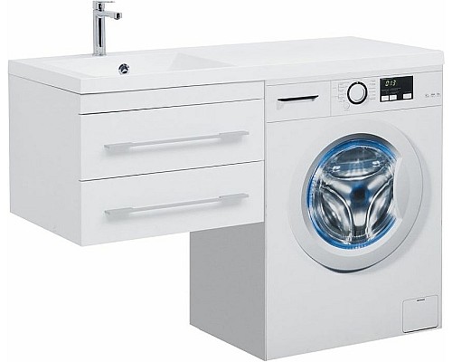 Тумба с раковиной Aquanet Нота 120 L 240160 подвесная Белая