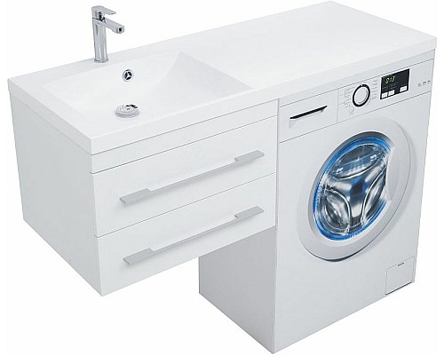 Тумба с раковиной Aquanet Нота 120 L 240160 подвесная Белая