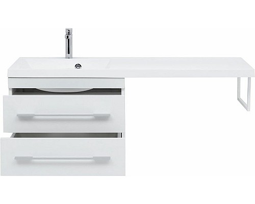 Тумба с раковиной Aquanet Нота 120 L 240160 подвесная Белая