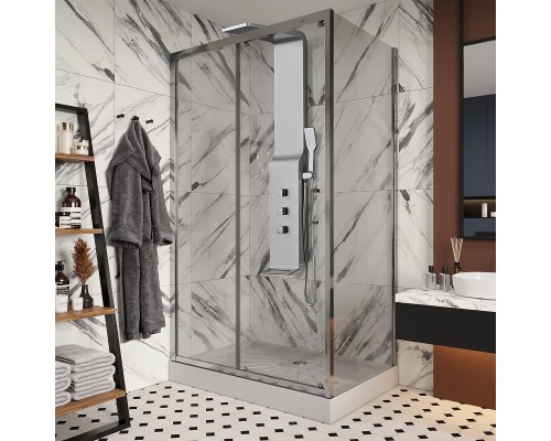 Душевая панель Ceruttispa Sella S CT8990 Серебро