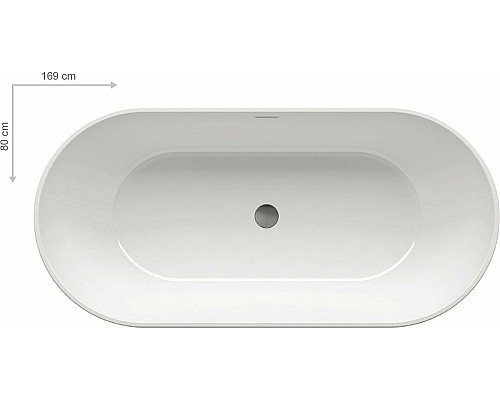 Акриловая ванна Ravak Freedom O 169x80 XC00100032 без гидромассажа Акриловая ванна Ravak Freedom O 169x80 XC00100032 без гидромассажа