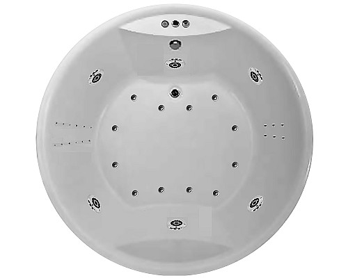 Акриловая ванна Vayer Eva 180x180 Гл000025681 без гидромассажа