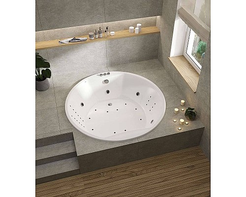 Акриловая ванна Vayer Eva 180x180 Гл000025681 без гидромассажа