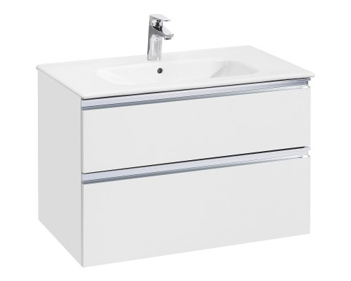 Тумба под раковину Roca The Gap 80 A857399806 подвесная Белый глянец