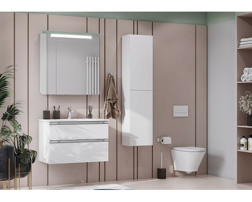 Тумба под раковину Roca The Gap 80 A857399806 подвесная Белый глянец