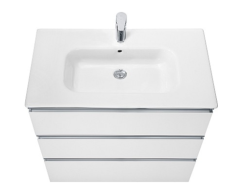 Тумба под раковину Roca The Gap 80 A857406806 подвесная Белый глянец