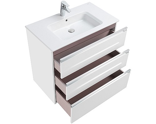 Тумба под раковину Roca The Gap 80 A857406806 подвесная Белый глянец