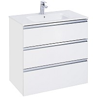 Тумба под раковину Roca The Gap 80 A857406806 подвесная Белый глянец