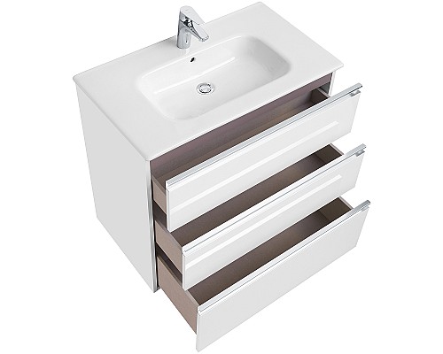 Тумба под раковину Roca The Gap 80 A857406806 подвесная Белый глянец