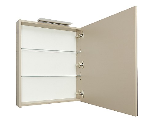 Зеркальный шкаф Roca Oleta 60 R A857646515 с подсветкой Капучино