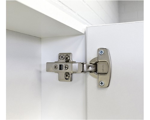 Зеркальный шкаф Comforty Никосия 80 00-00011198 Белый глянцевый