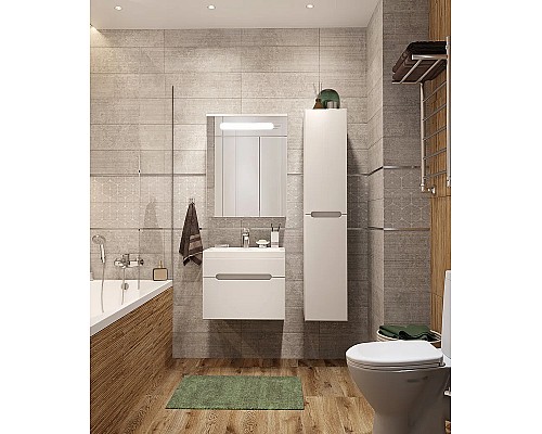 Зеркальный шкаф DIWO Коломна 60 KOL.Z.60/P/W с подсветкой Белый