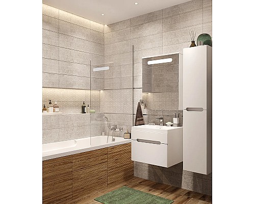 Зеркальный шкаф DIWO Коломна 60 KOL.Z.60/P/W с подсветкой Белый